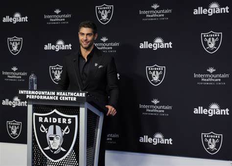 Jimmy G to the Raiders is a win as far as Im concerned #raiders #jimmy